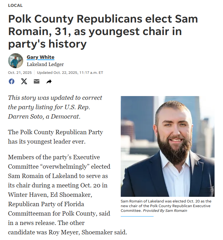 Historic Election: Youngest Chairman in Party History